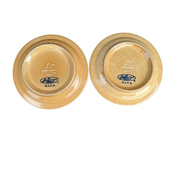 Vintage Pfaltzgraff M.A.F.A America Pattern Folk Art Set of 2 - 7-1/4" Side Plat - Picture 3 of 5